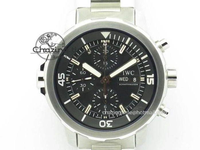 MIROTIME 0125 Aquatimer Chrono IW379503 Bronzo Case V6F 1:1 Best Edition Black Dial on Rubber Strap A Popular 7103